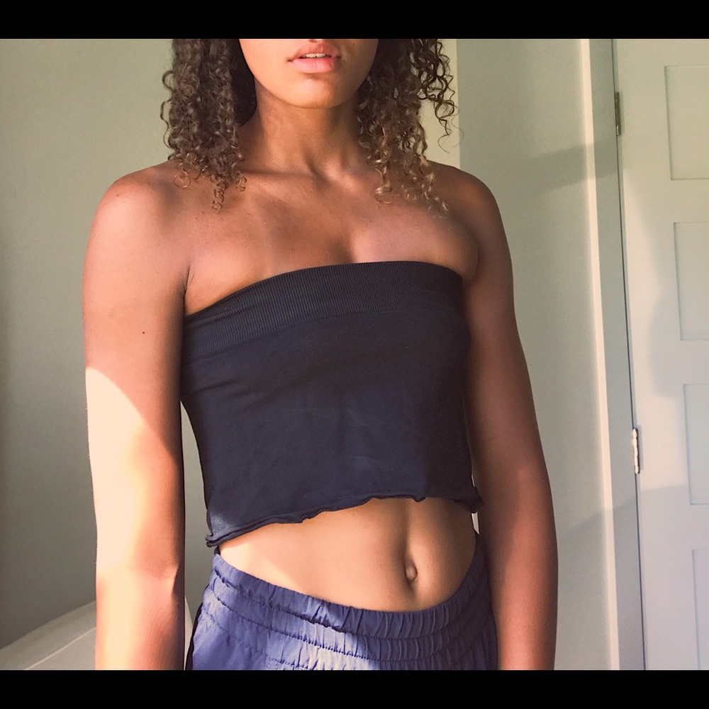 black izod tube top